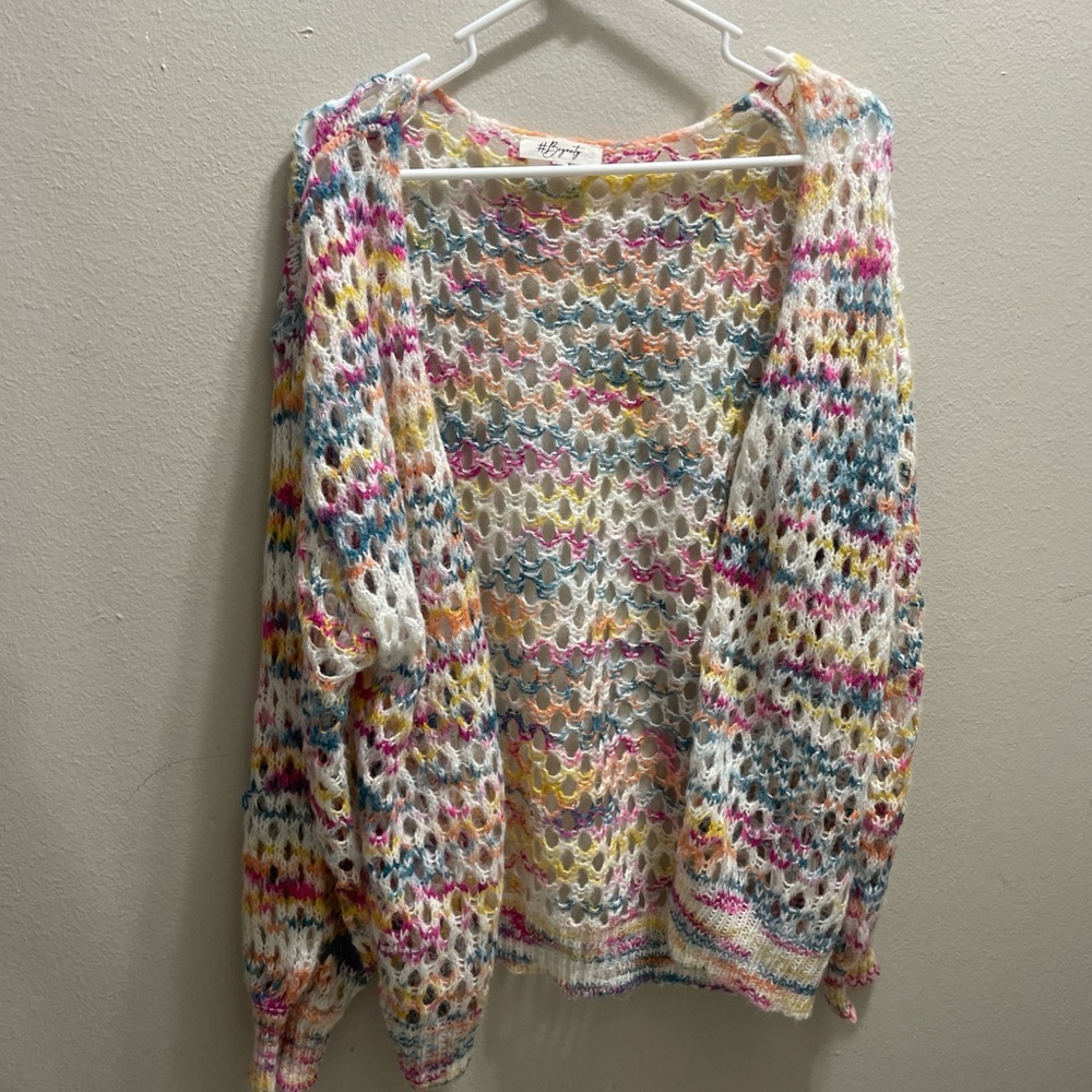 Colorful Knit Women's Sweater